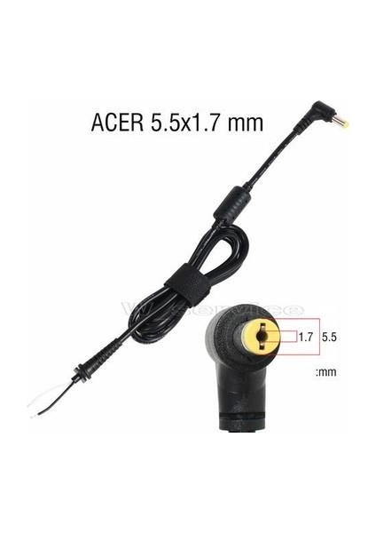 Acer Adaptör Tamir Kablosu Notebook Adaptör Tamir Kablosu 5.5 mm 1.7 mm Adaptör Tamir Kablosu fiyatları