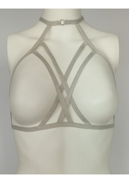 ASM1144 Kadın Gri Bralet Büstier Sütyen
