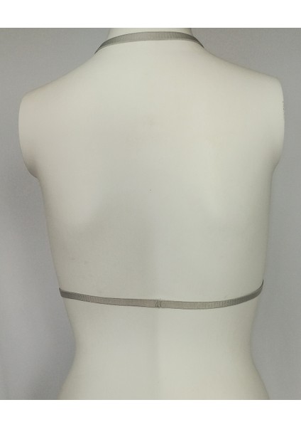 ASM1144 Kadın Gri Bralet Büstier Sütyen modelleri