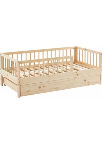 Ahşap Montessori Karyola - Masif Ahşap Karyola - Montessori Çocuk ve Bebek Yatağı fırsatları