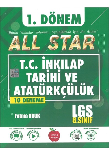 LGS İnkılap Tarihi 1. Dönem 10 Deneme Sınavı