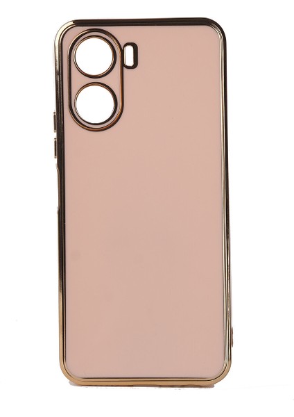 Vivo Y16 Kılıf Parlak Kenarlı Laser Bark Silikon