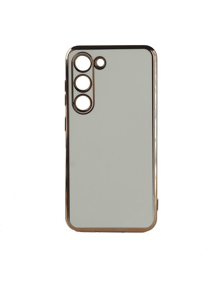 Samsung Galaxy S23 Kılıf Parlak Kenarlı Laser Bark Silikon