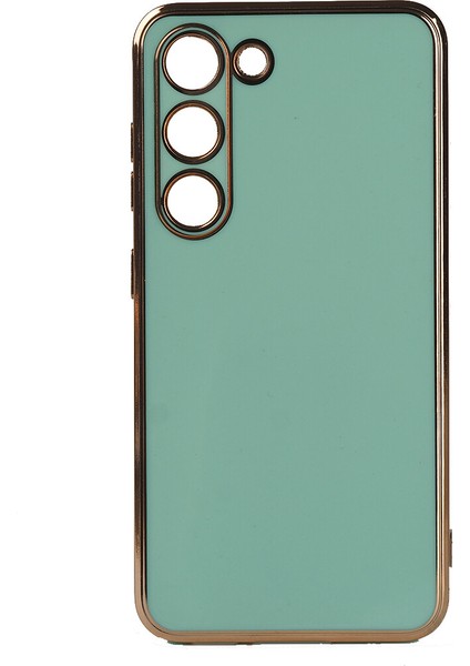 Samsung Galaxy S23 Kılıf Parlak Kenarlı Laser Bark Silikon