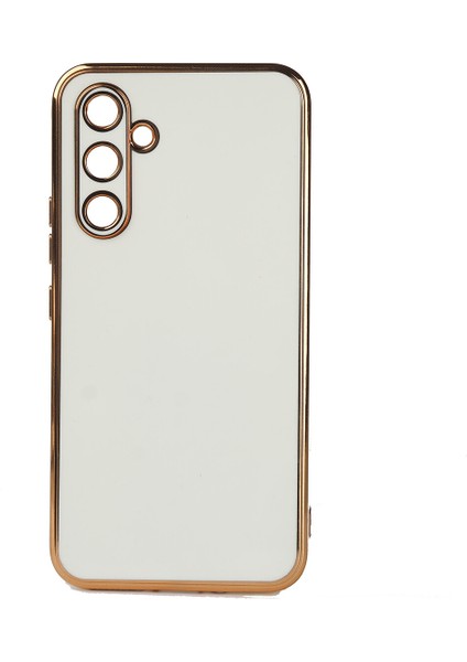 Samsung Galaxy A14 Kılıf Parlak Kenarlı Laser Bark Silikon