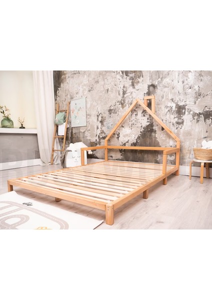 Ahşap Montessori Karyola - Masif Ahşap Karyola - Montessori Yatak modelleri