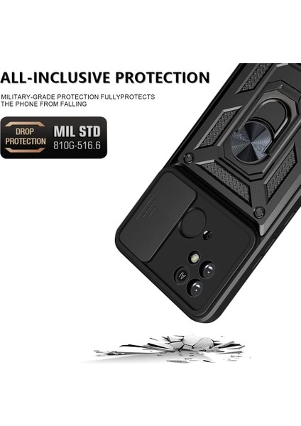 Xiaomi Redmi Note 9 Pro Kılıf Ultra Korumalı Yüzüklü Manyetik Vega Kapak
