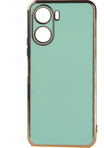 Vivo Y16 Kılıf Parlak Kenarlı Laser Bark Silikon