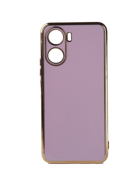 Vivo Y16 Kılıf Parlak Kenarlı Laser Bark Silikon