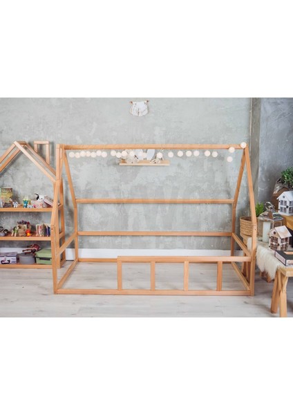 Ahşap Montessori Karyola - Masif Ahşap Karyola - Montessori Yatak
