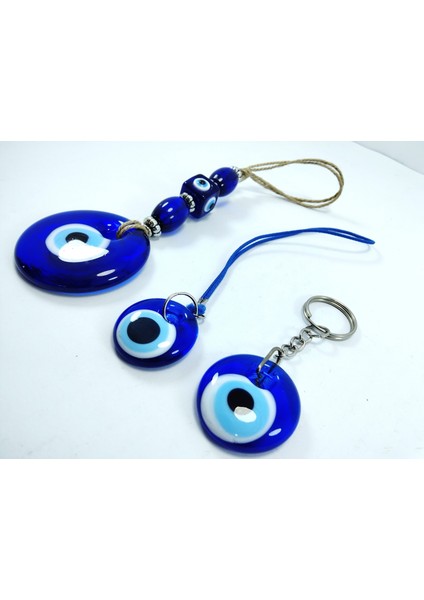 El Yapımı Nazar Boncuğu Duvar Dekoru Araba Dikiz Ayna Süsü Anahtarlık Cam Dekoratif Set fiyatları