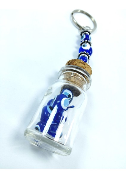 Cam Şişe Nazar Boncuğu Anahtarlık/araba Dikiz Ayna Süsü El Yapımı Eşya fiyatları