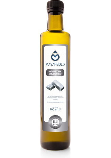 Masah Gold Gümüş Suyu 500 ml 240 Ppm