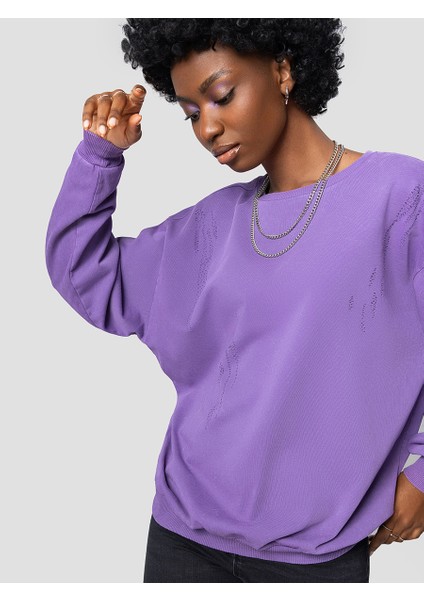 Oversize Bayan Sweatshirt