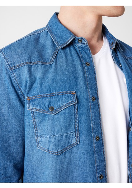 Slim Fit Erkek Gömlek U.kol fırsatları