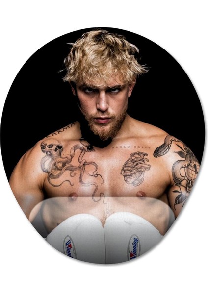 Jake Paul Bilek Destekli Mousepad Model - 1 Oval
