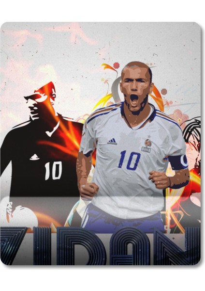Zinedine Zidane Bilek Destekli Mousepad Model - 1