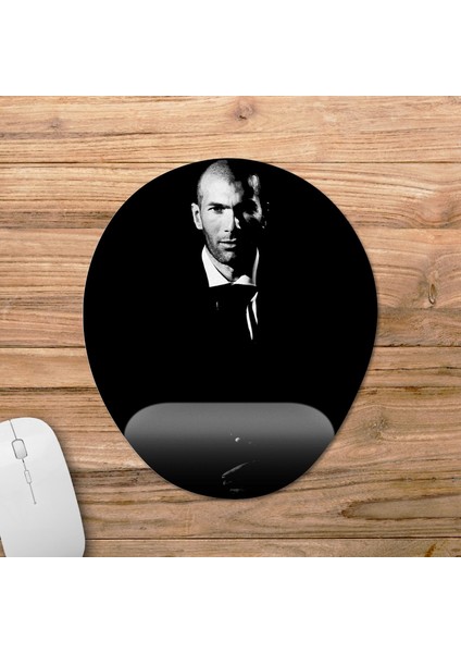 Zinedine Zidane Bilek Destekli Mousepad Model - 4 Oval fiyatları