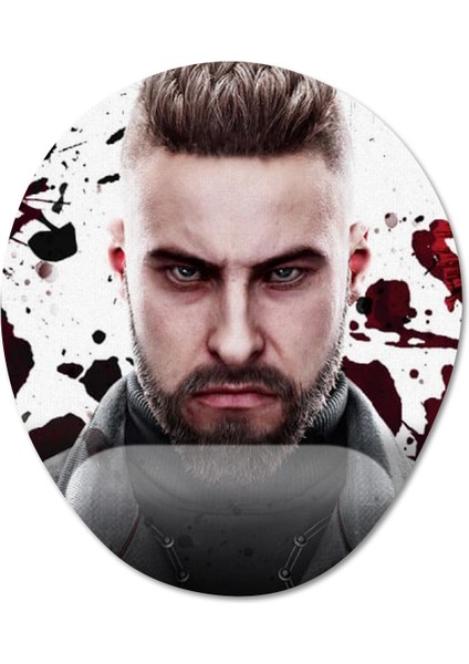 Atomic Heart Bilek Destekli Mousepad Model - 1 Oval