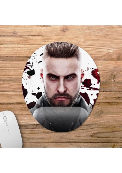 Atomic Heart Bilek Destekli Mousepad Model - 1 Oval fiyatları