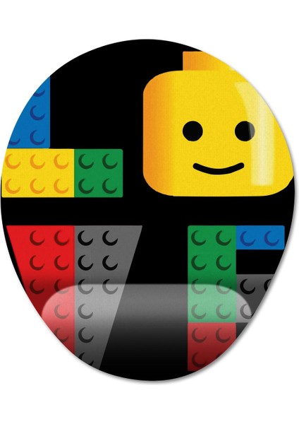 LEGO Bilek Destekli Mousepad Model - 1 Oval