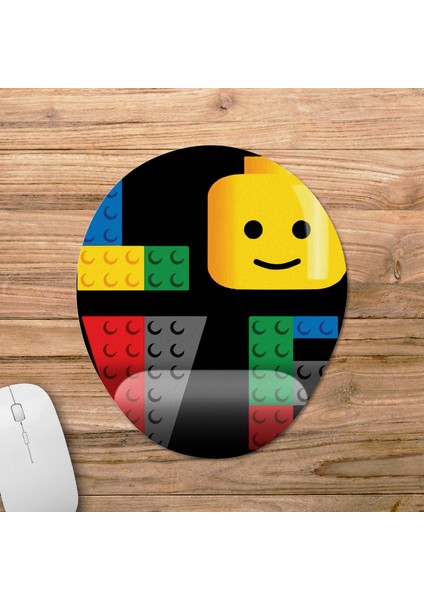 LEGO Bilek Destekli Mousepad Model - 1 Oval
