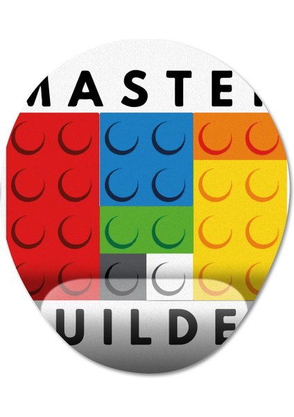 LEGO Bilek Destekli Mousepad Model - 4 Oval