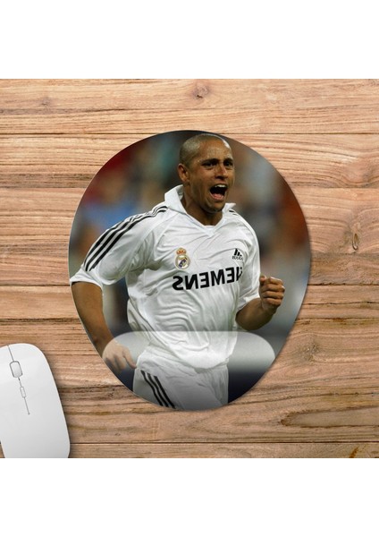 Roberto Carlos Bilek Destekli Mousepad Model - 2 Oval fiyatları
