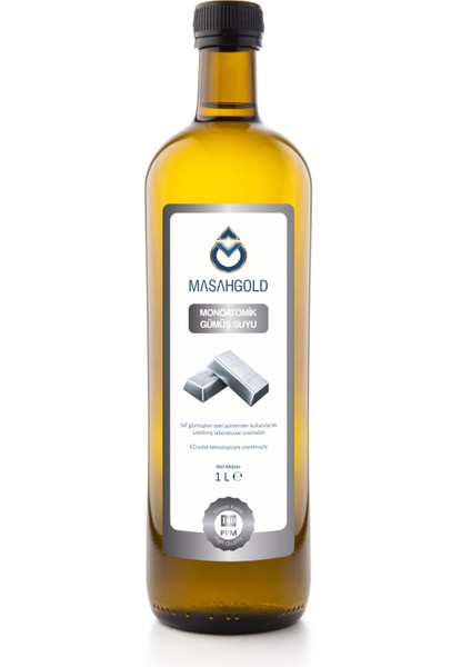 MASAH GOLD Gümüş Suyu 1000 ml 160 Ppm