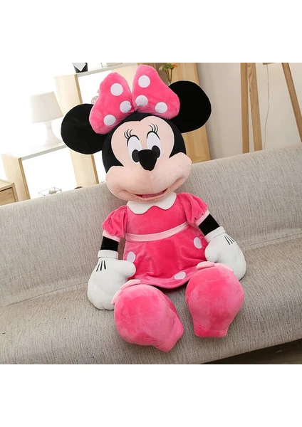 Hediye Nest Minnie Mouse Pembe Peluş Oyuncak 50 cm