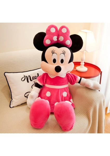 Hediye Nest Minnie Mouse Pembe Peluş Oyuncak 50 cm