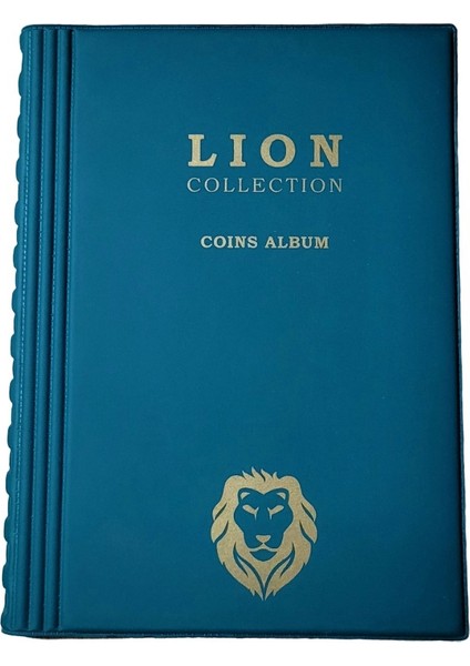 Lion 72 Gözlü Kapamalı Madeni Para Albümü Yeşil
