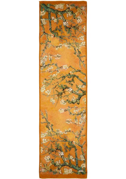 Hardal Badem Çiçeği Ipek Fular fırsatları