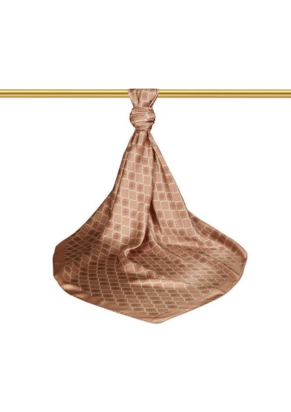 Sütlü Kahve Monogram Ipek Eşarp fiyatları