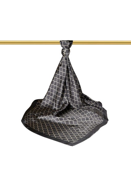 Antrasit Monogram Ipek Eşarp fiyatları