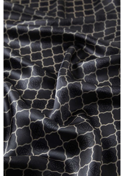 Antrasit Monogram Ipek Eşarp modelleri