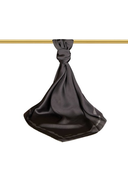 Füme Kenarı Sulu Dalga Ipek Eşarp fiyatları