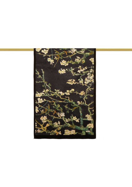 Siyah Badem Çiçeği Ipek Şal fiyatları