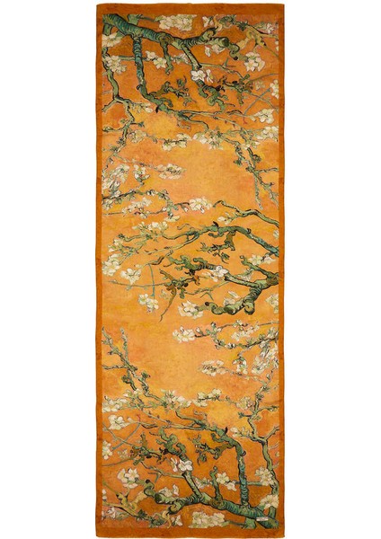 Hardal Badem Çiçeği Ipek Şal fırsatları