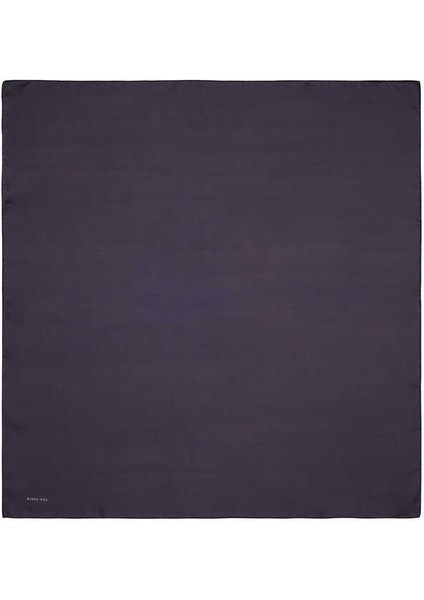 Antrasit Düz Twill Ipek Eşarp