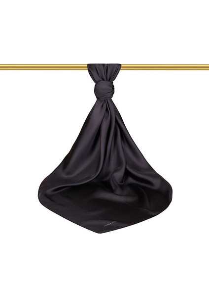 Antrasit Düz Twill Ipek Eşarp fiyatları