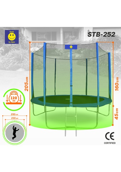 Smile STB-252 Trampolin