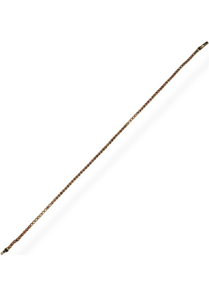 14 Ayar Sarı Altın Renkli Taş Su Yolu Bileklik