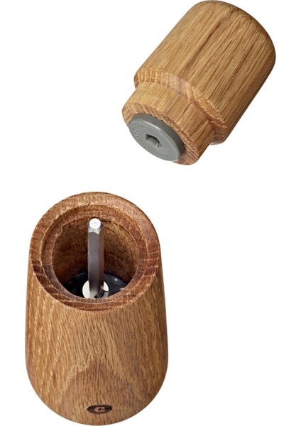Crush Grind Stockholm 2 Parça Tuz ve Karabiber Değirmen Seti 11 cm - Oak-Meşe Rengi fiyatları