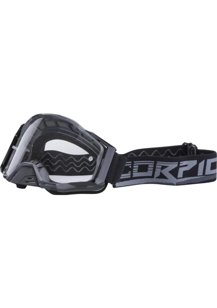 Goggle Kross Gözlüğü (Gri / Siyah)