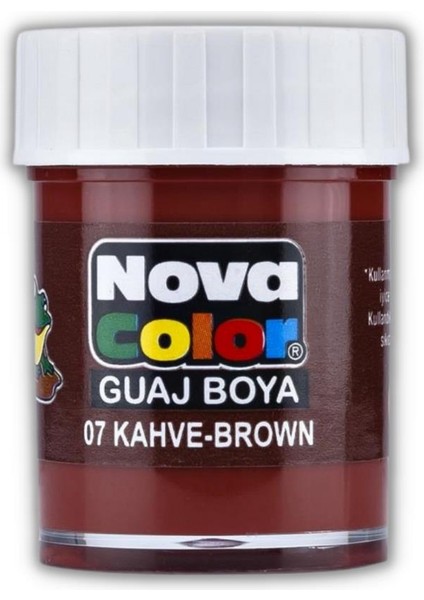 Guaj Boya 25 ml Tek Renk 1 Adet Nova Color Su Bazlı 25 ml Guaj Boya 1 Adet