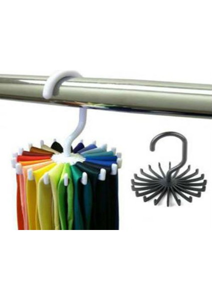 Dolap Içi Kemer ve Kravat Askısı 20 Kancalı 2 Adet fiyatları