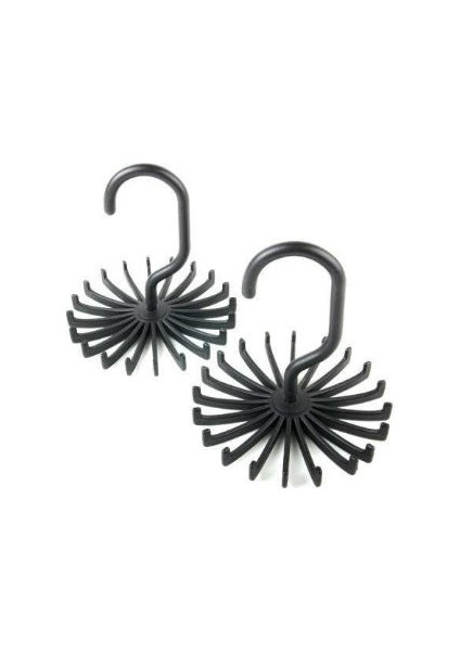 Dolap Içi Kemer ve Kravat Askısı 20 Kancalı 2 Adet modelleri