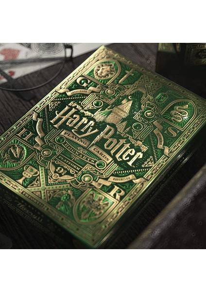 Harry Potter Green Yeşil Slytherin Oyun Kağıdı Kartı Kartları Destesi Koleksiyonluk fiyatları