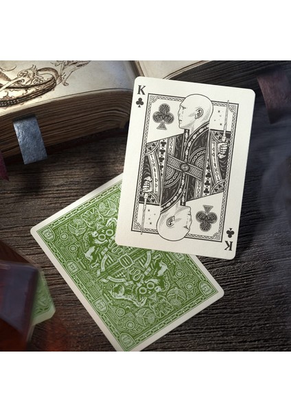 Harry Potter Green Yeşil Slytherin Oyun Kağıdı Kartı Kartları Destesi Koleksiyonluk fırsatları